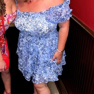 Floral Off-Shoulder 2 Piece Set